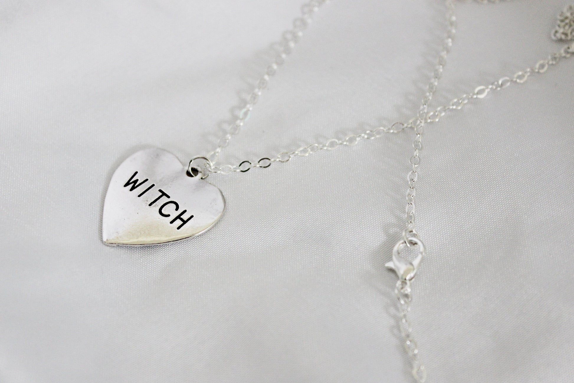 Witch Heart Necklace - Wildflower Moon Magic