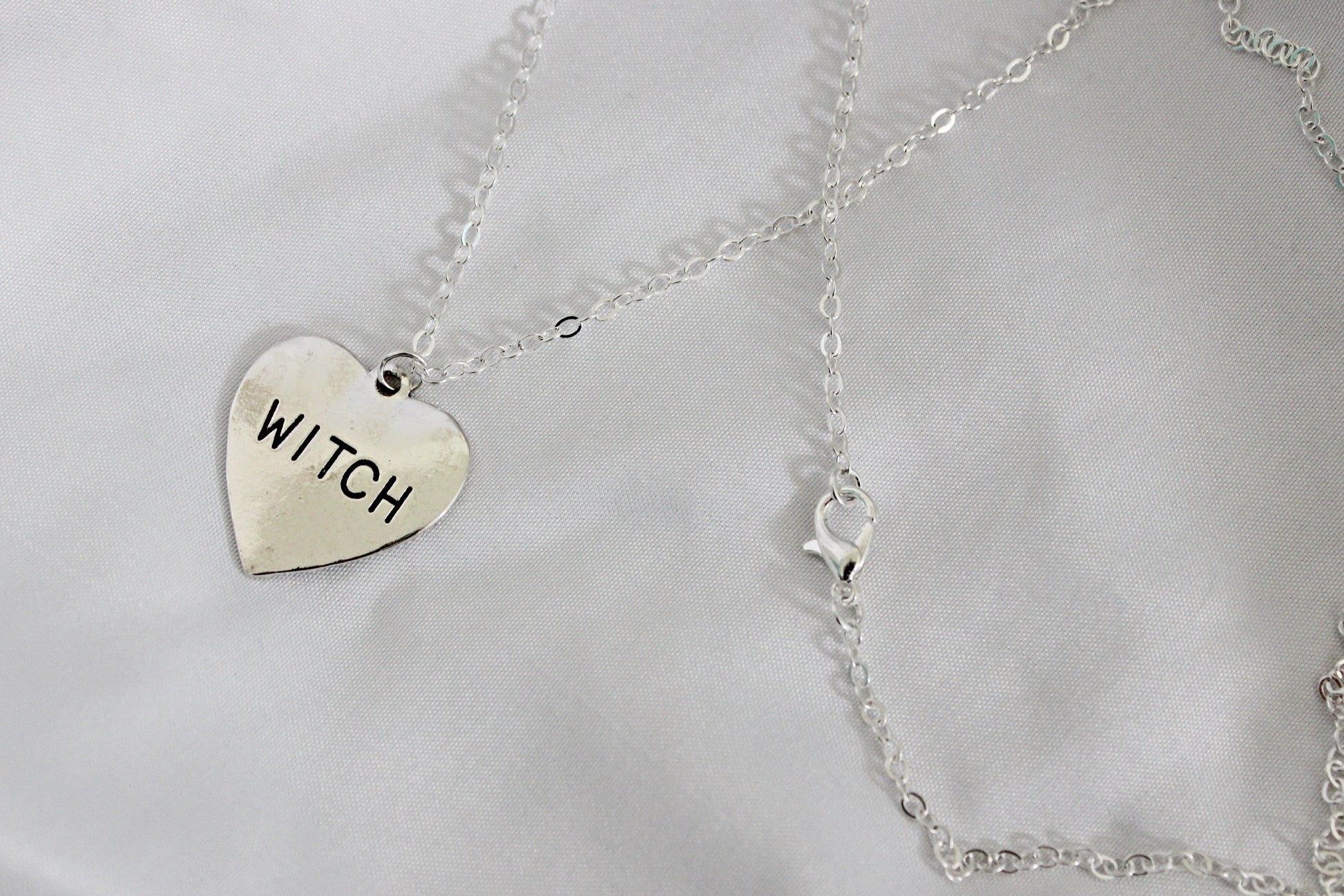 Witch Heart Necklace - Wildflower Moon Magic