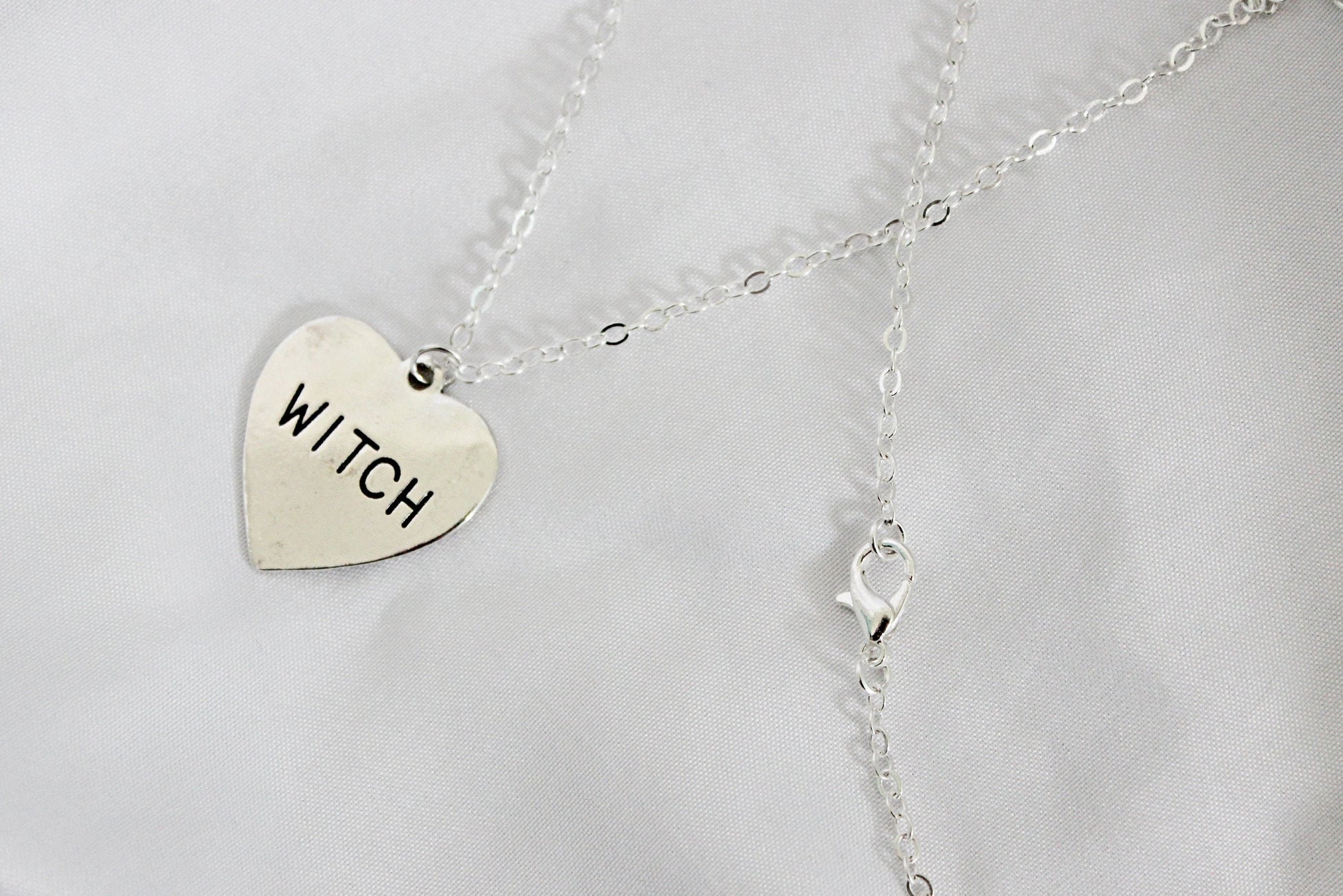 Witch Heart Necklace - Wildflower Moon Magic