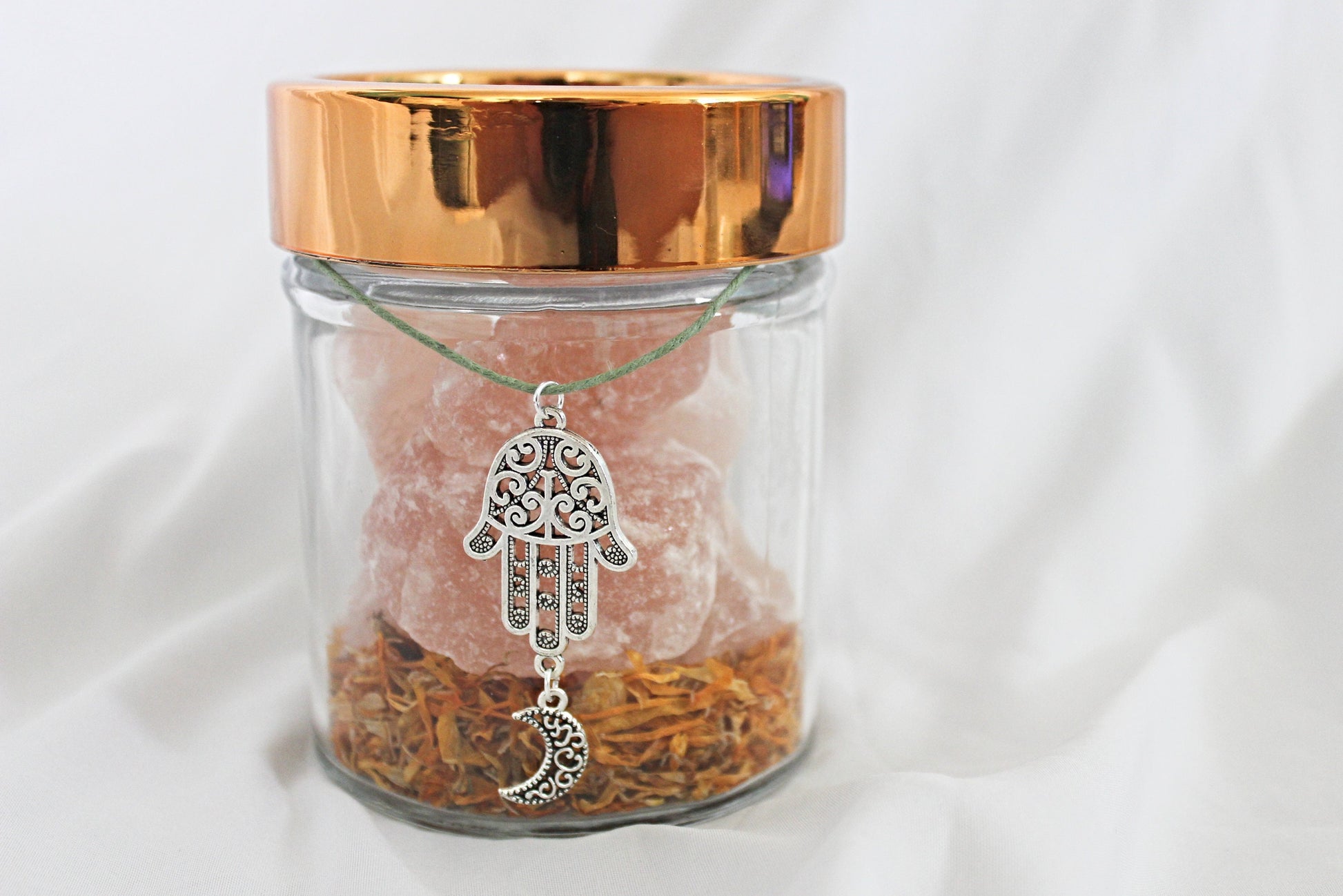 Himalayan Bath Rocks with Calendula Petals - Wildflower Moon Magic