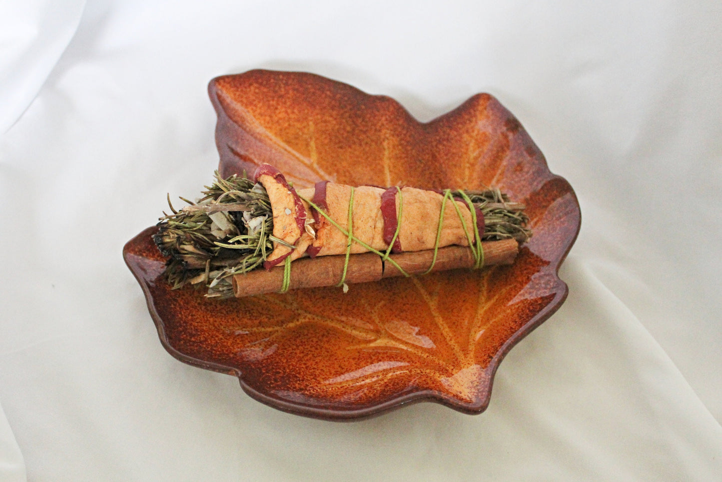 Vintage Leaf Plate - Wildflower Moon Magic