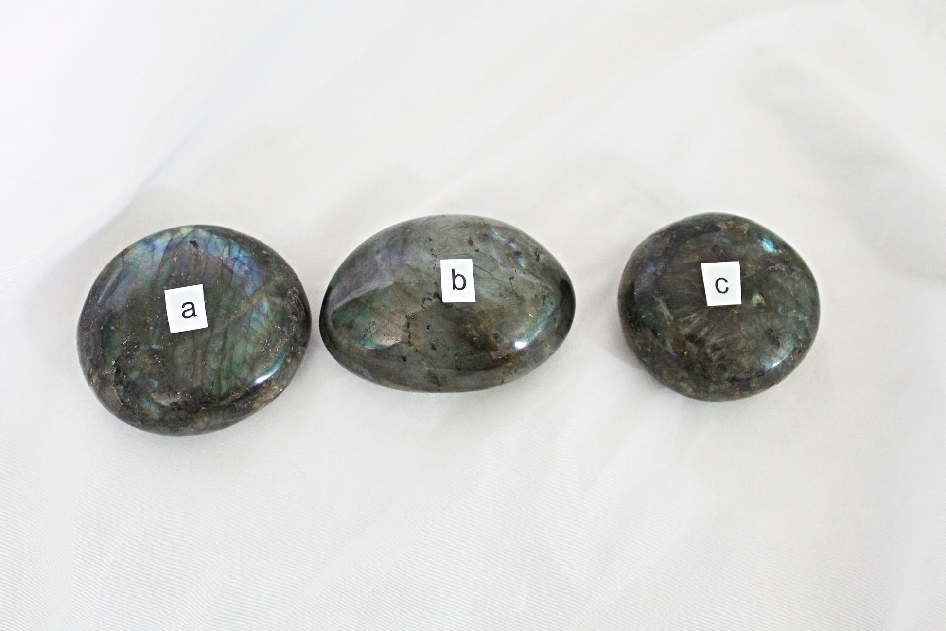 Labradorite Palm Stones (Ethically Sourced) - Wildflower Moon Magic