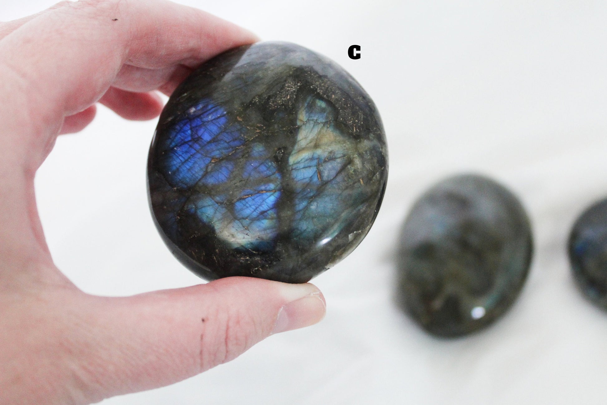 Labradorite Palm Stones (Ethically Sourced) - Wildflower Moon Magic