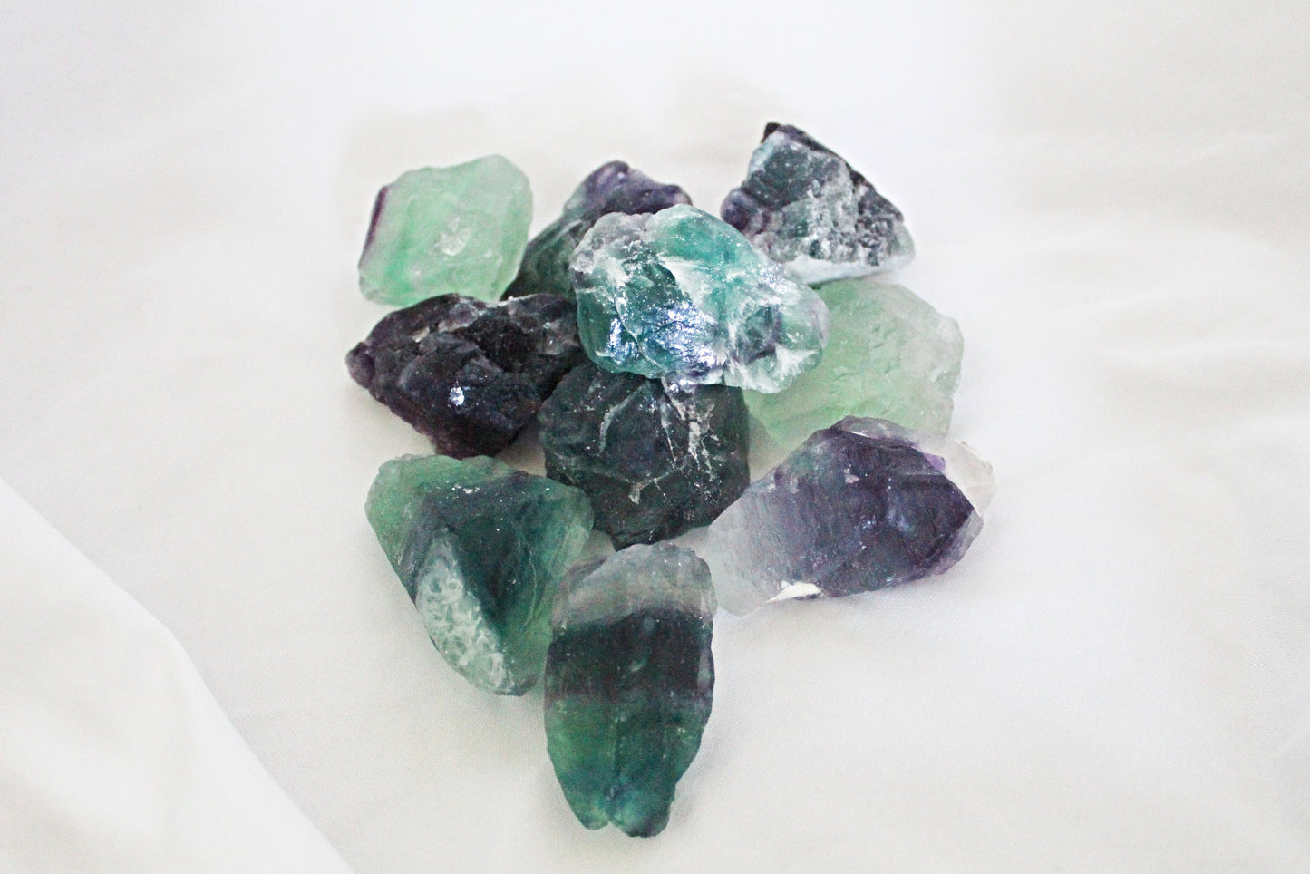 Rainbow Fluorite Raw Stones (Ethically Sourced) - Wildflower Moon Magic