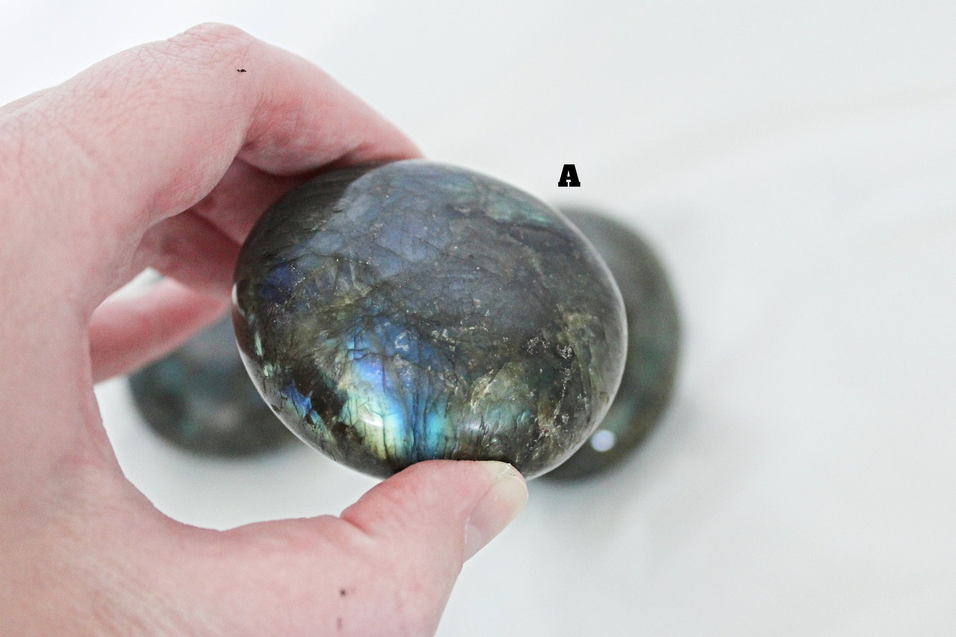 Labradorite Palm Stones (Ethically Sourced) - Wildflower Moon Magic