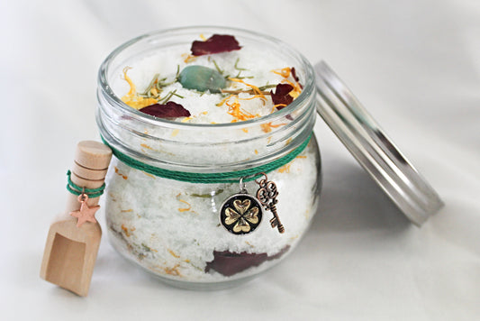 Good Luck Manifestation Bath Salts - Wildflower Moon Magic