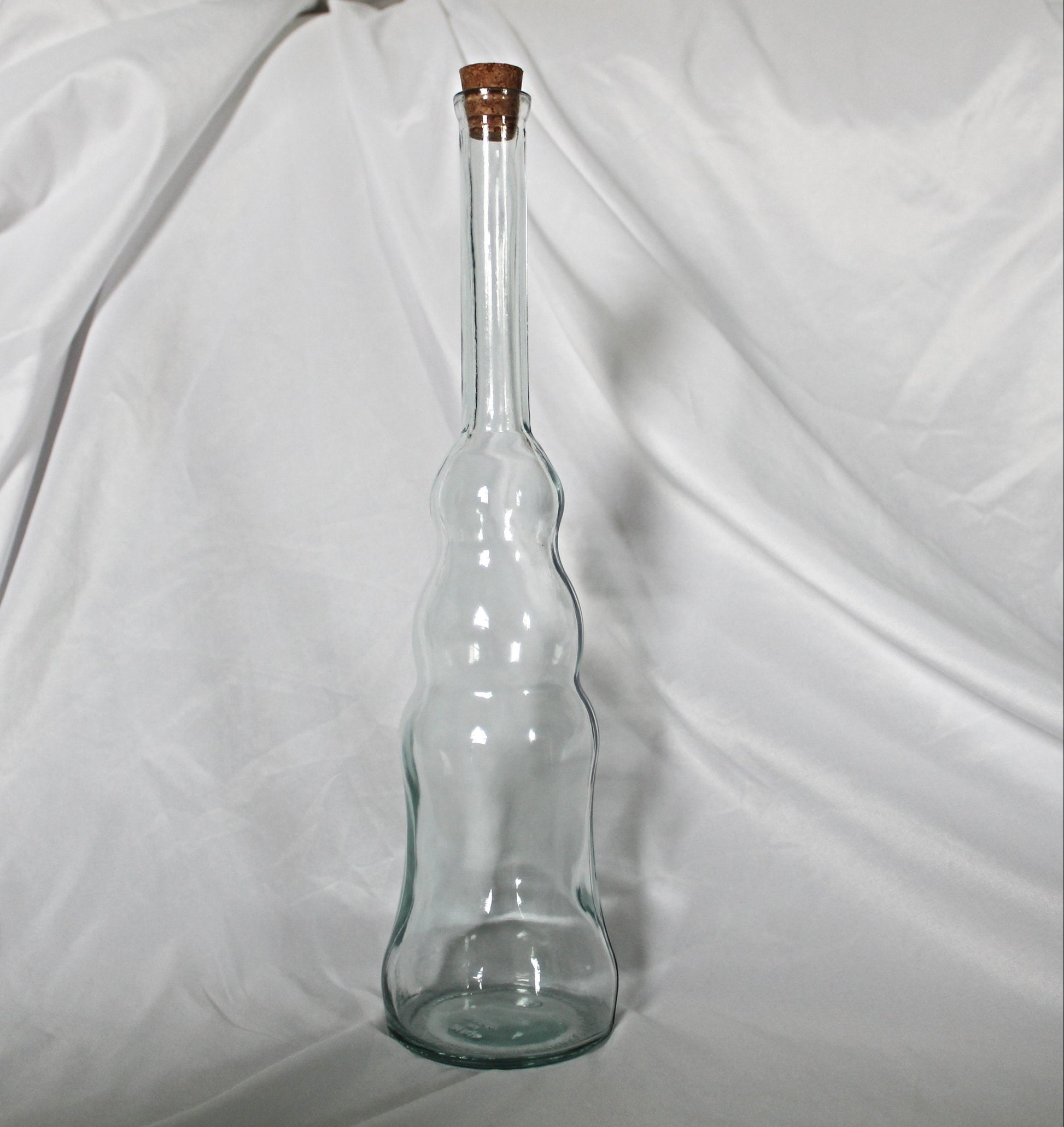 Vintage Glass Bottle, Moon Water Bottle, Antique Glass Jar, Witch Bottle - Wildflower Moon Magic