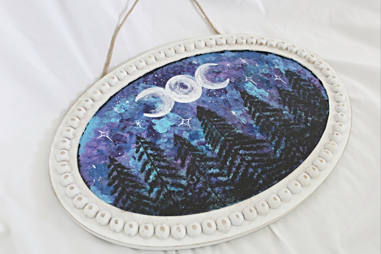 Nighttime Witch Forest Wall Hanging