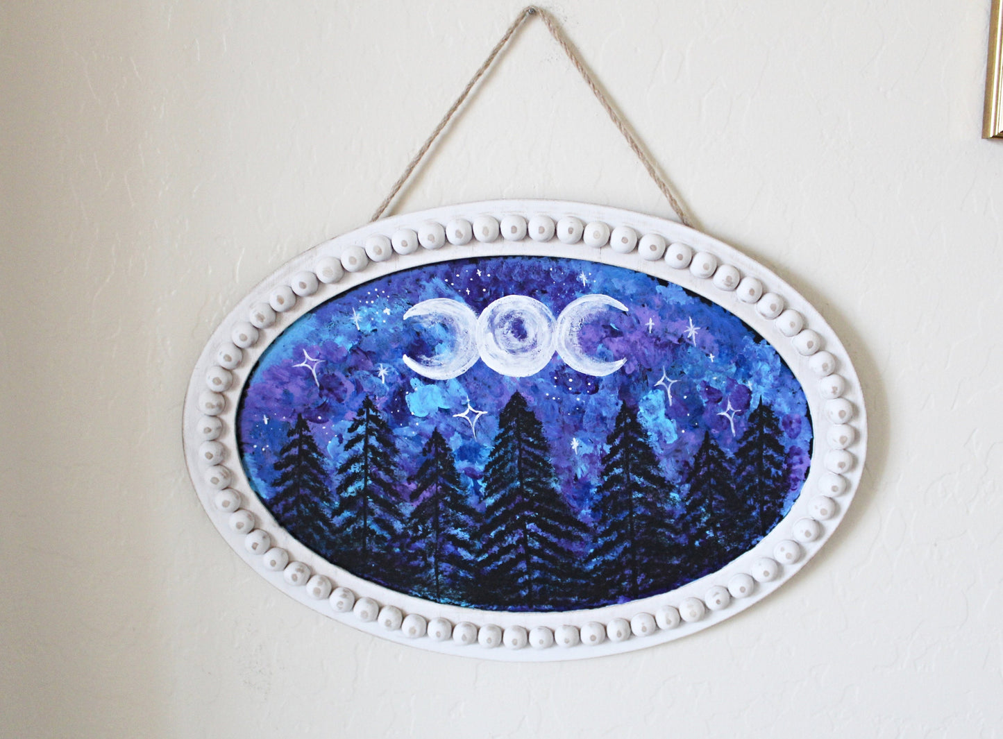 Nighttime Witch Forest Wall Hanging