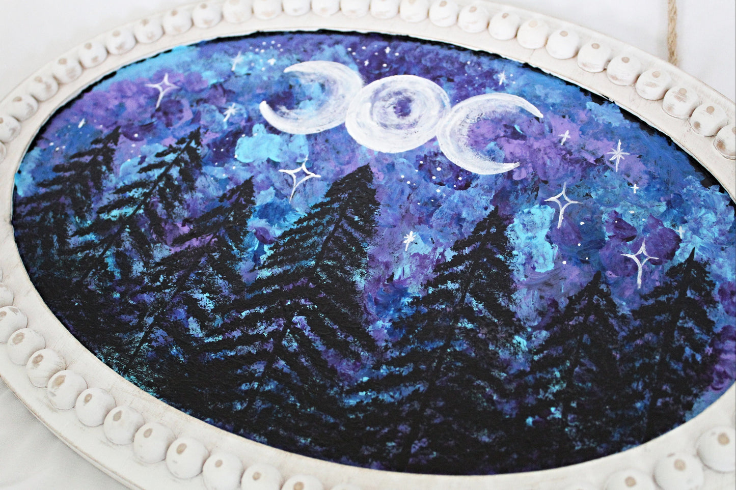 Nighttime Witch Forest Wall Hanging
