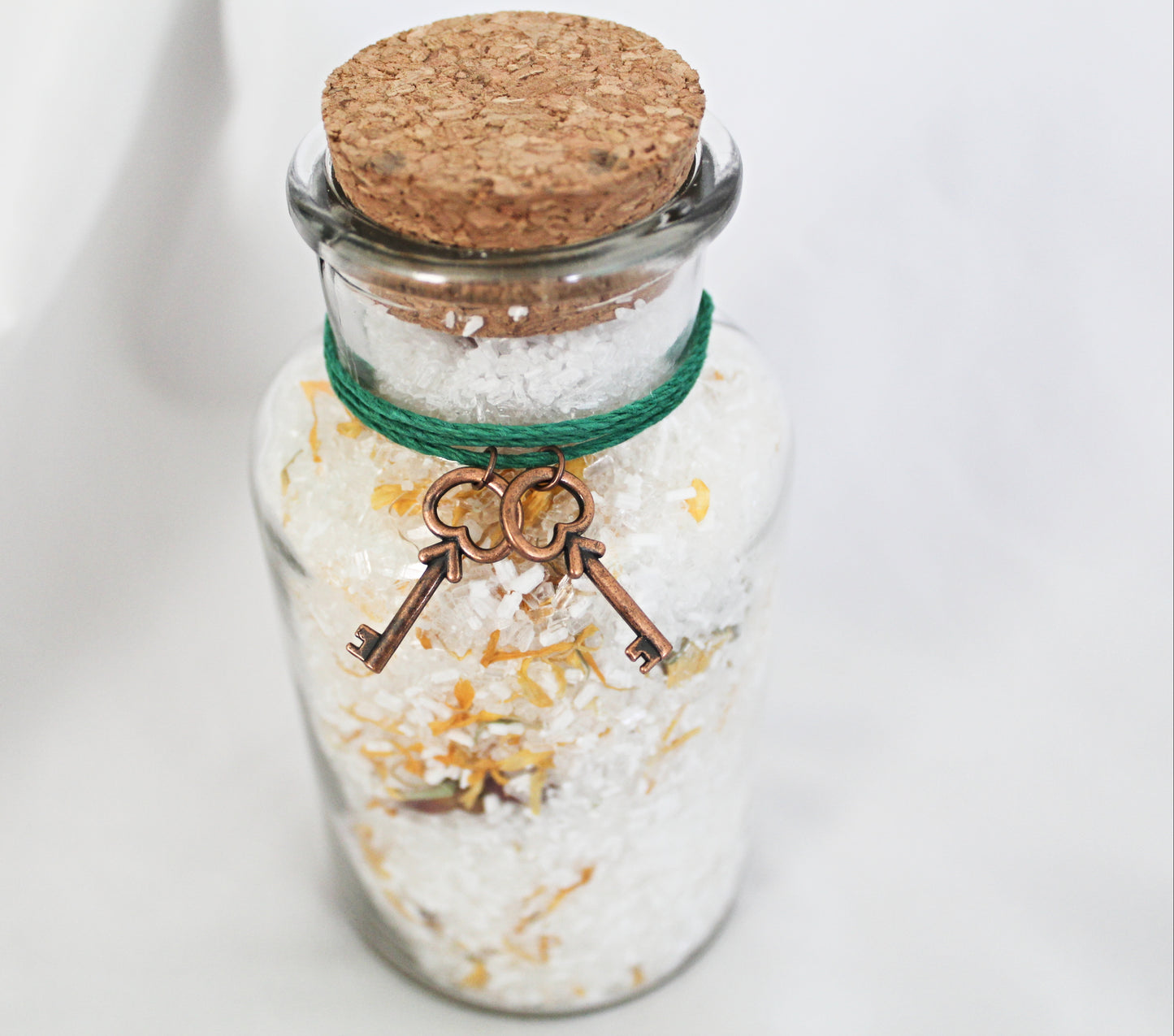Epsom Bath Salts featuring Key Charms