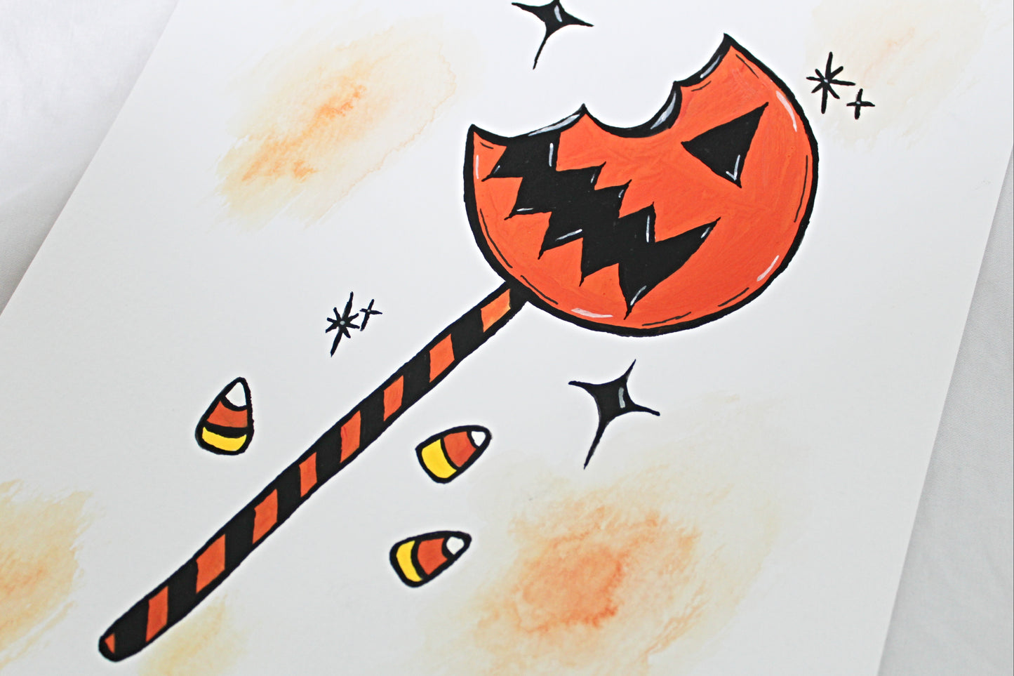 Halloween Lollipop Art Print