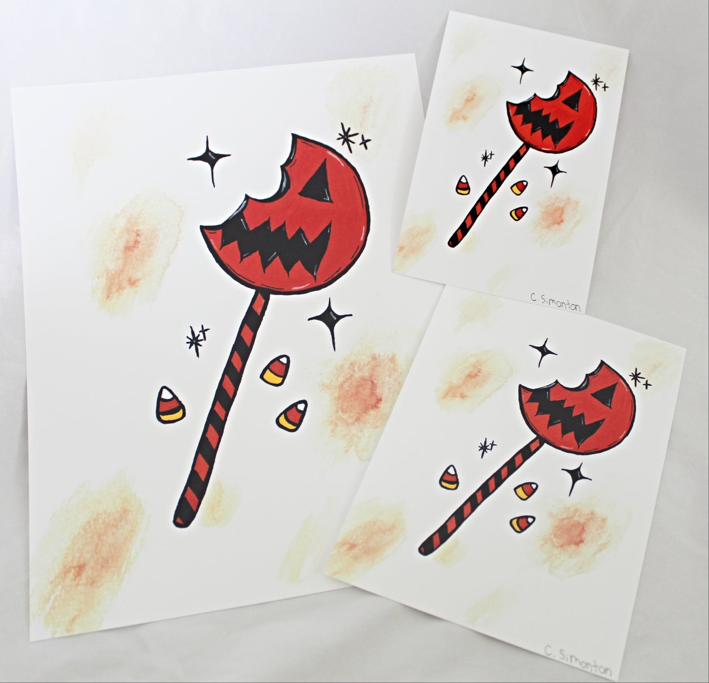 Halloween Lollipop Art Print