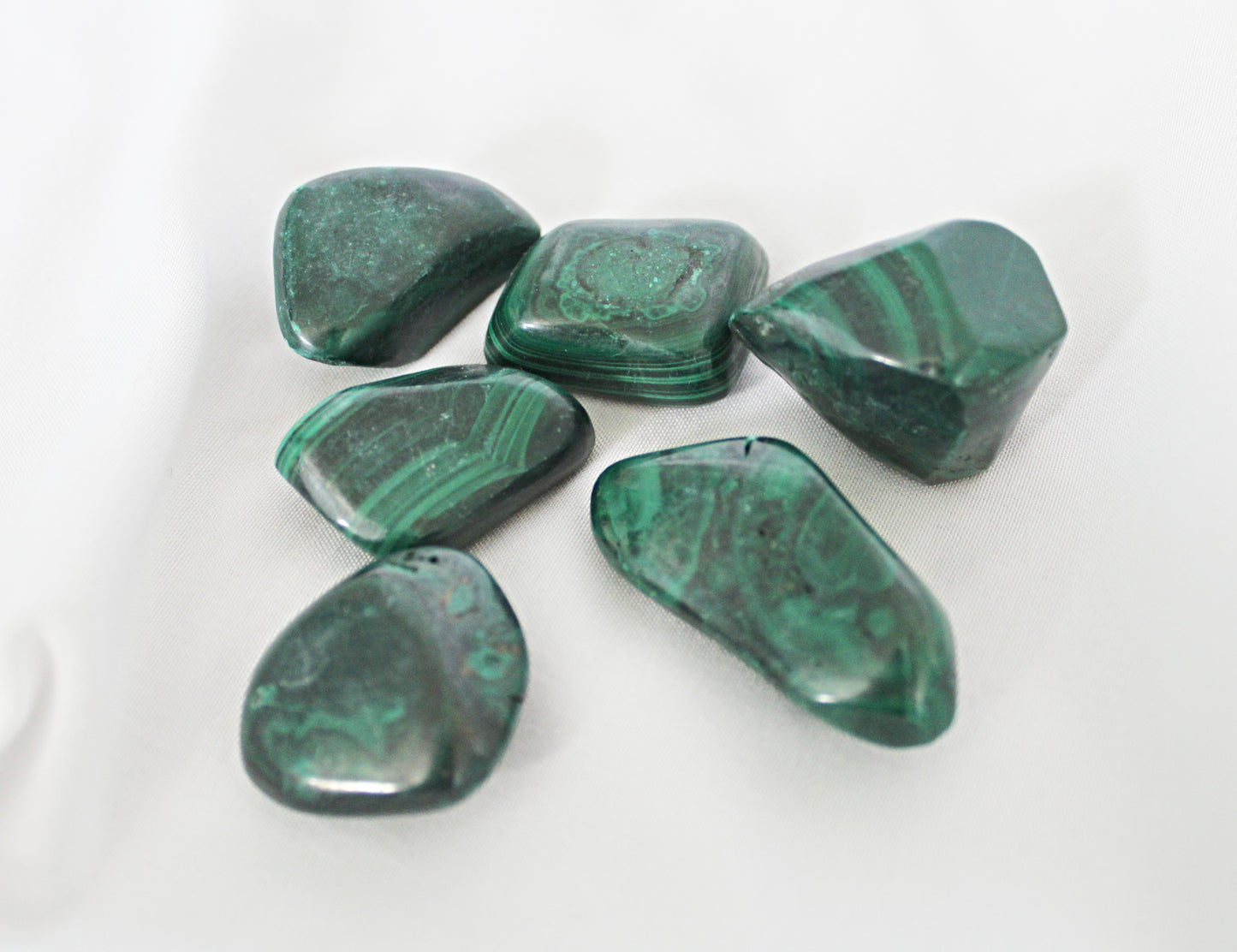 Malachite Hand Polished Stones
