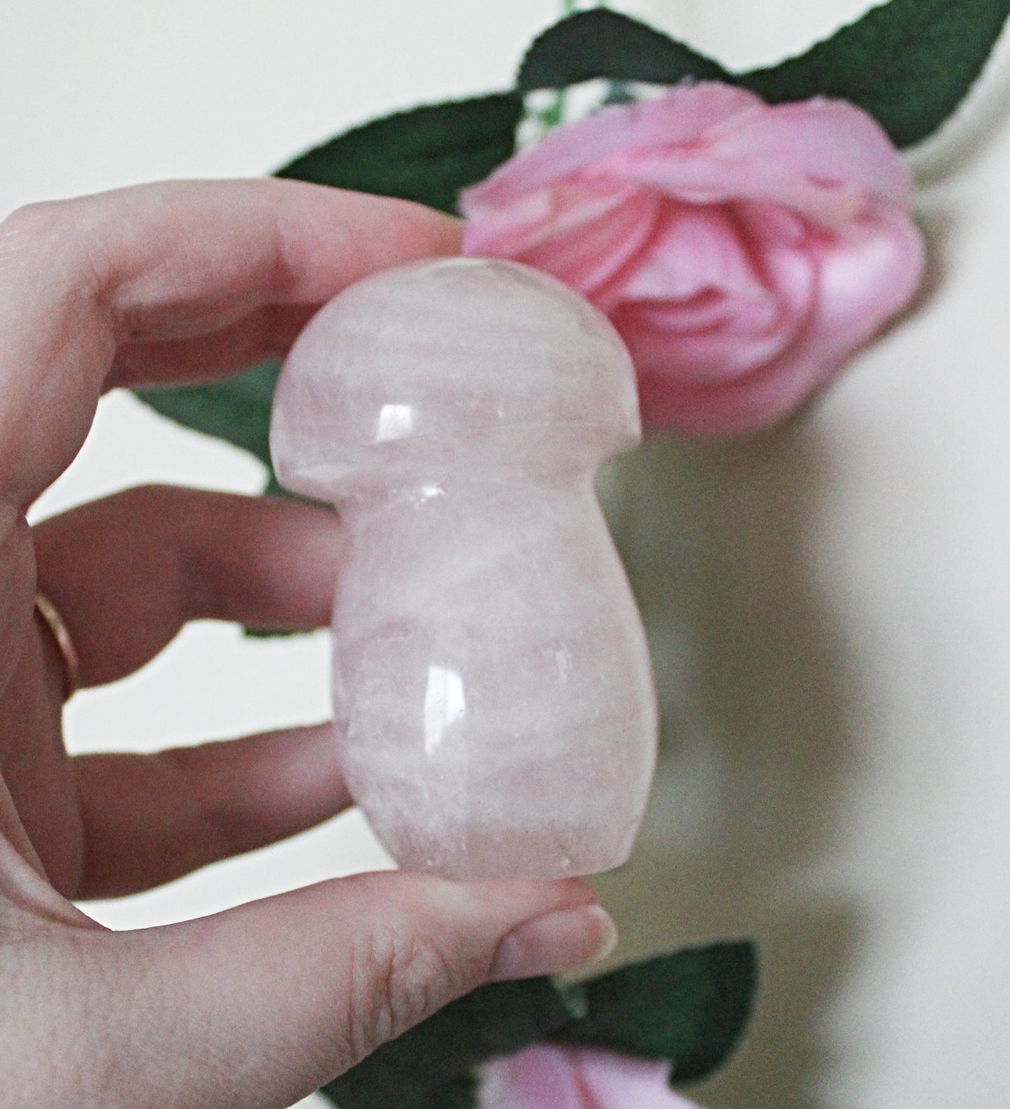 Mushroom Rose Quartz