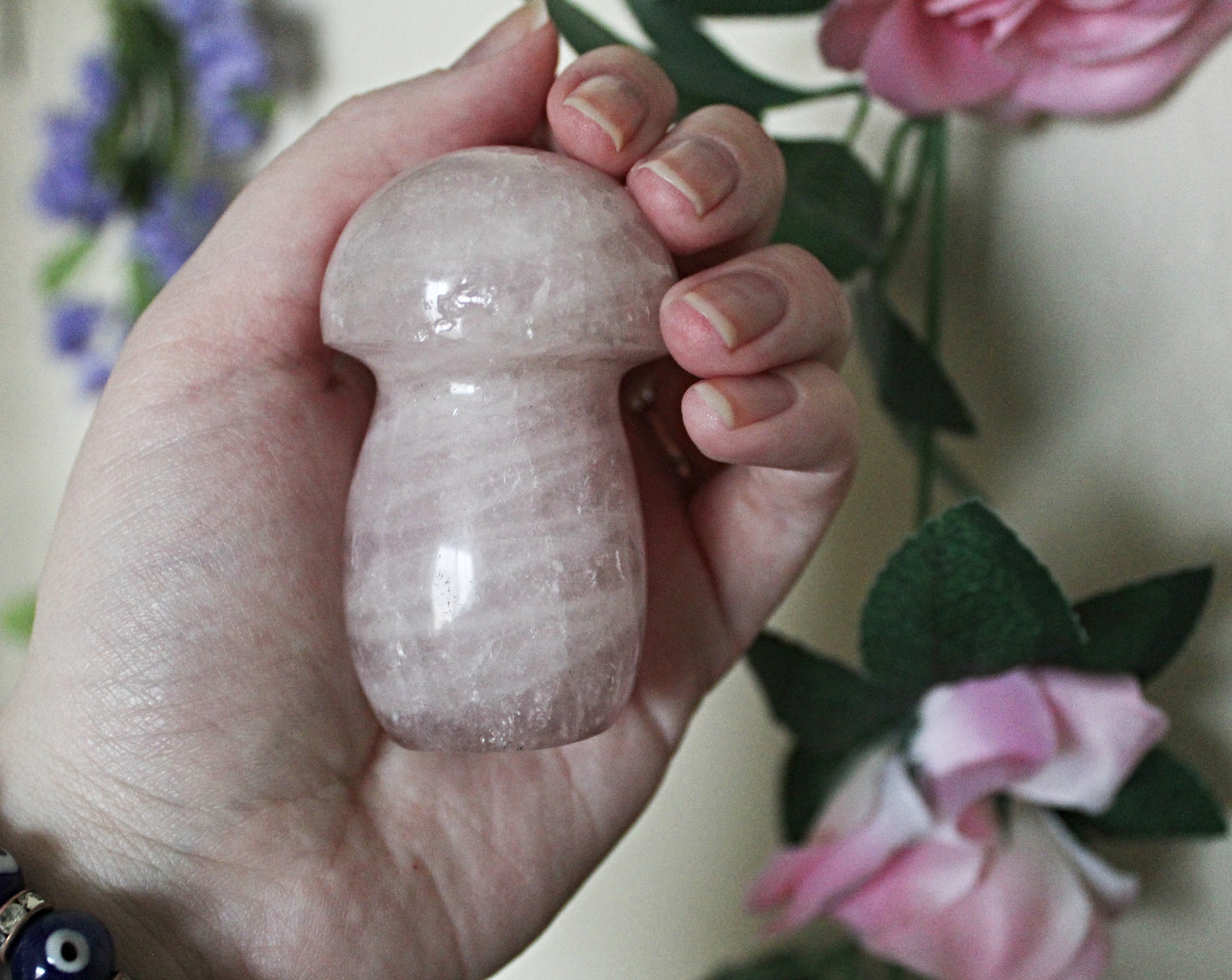 Mushroom Rose Quartz