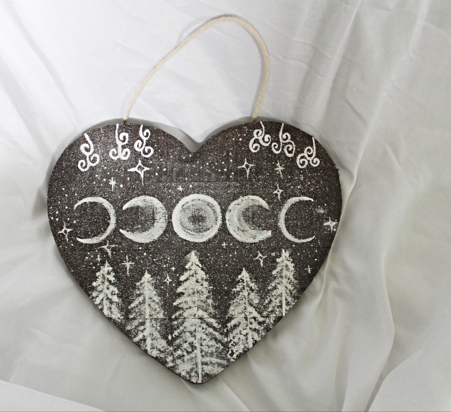 Rustic Moon Phases Wall Hanging