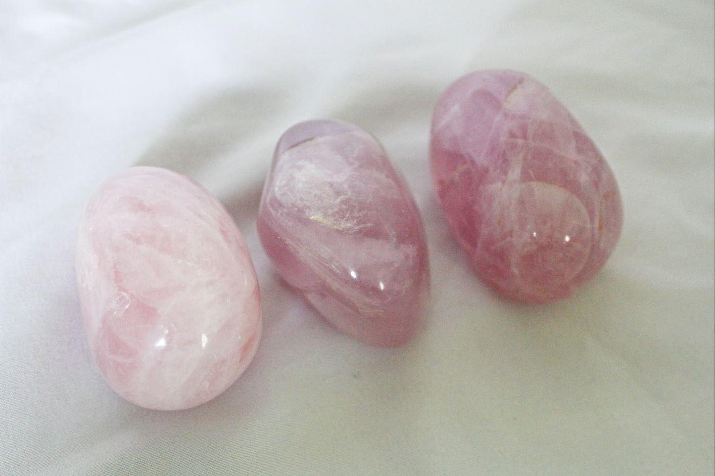 Rose Quartz Palm Stones