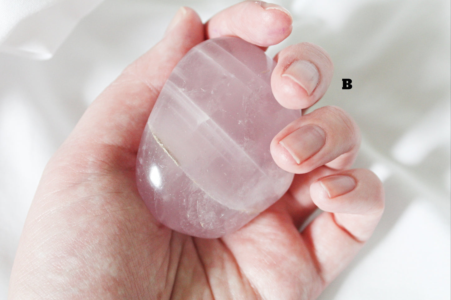 Rose Quartz Palm Stones