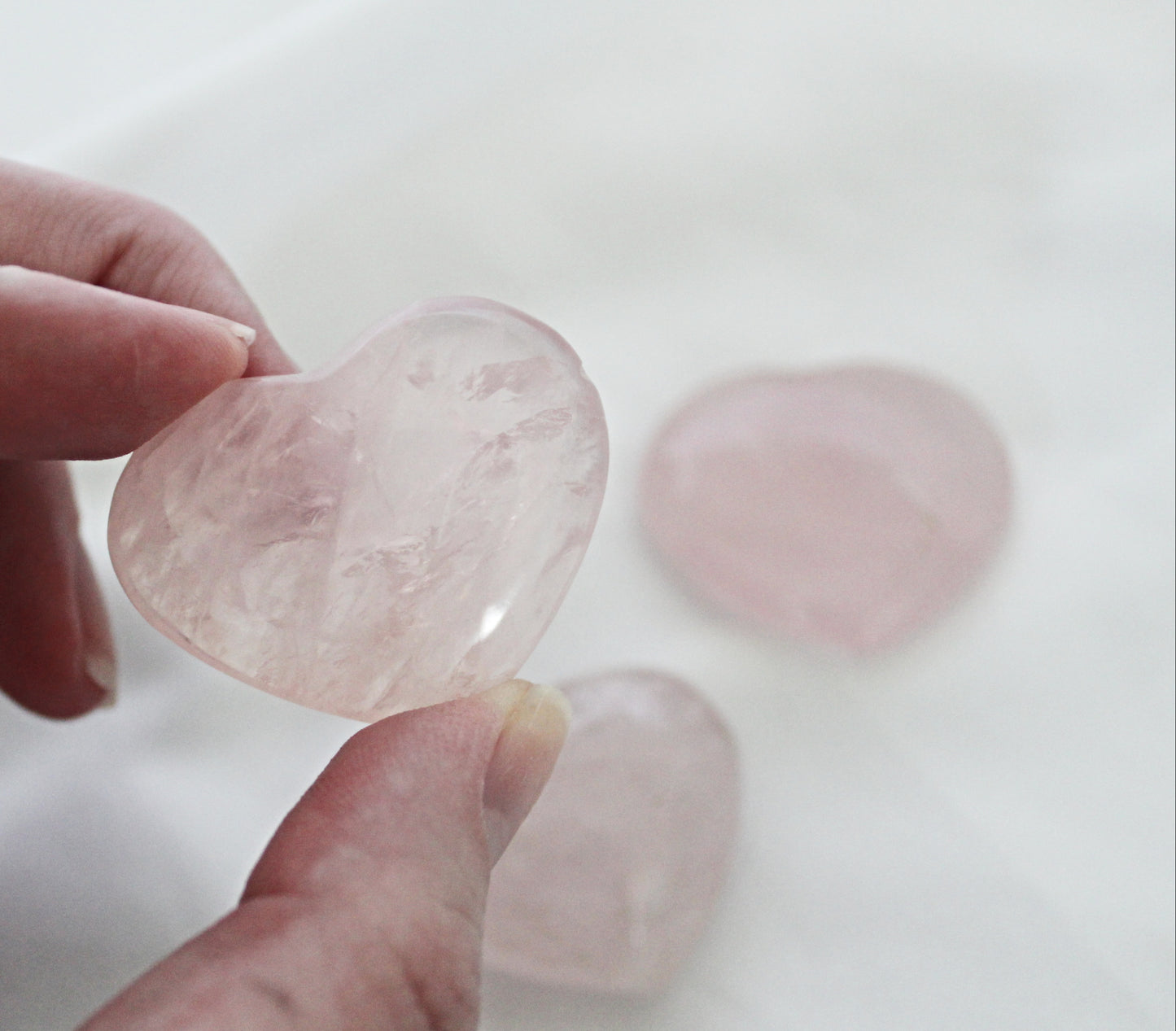 Rose Quartz Heart