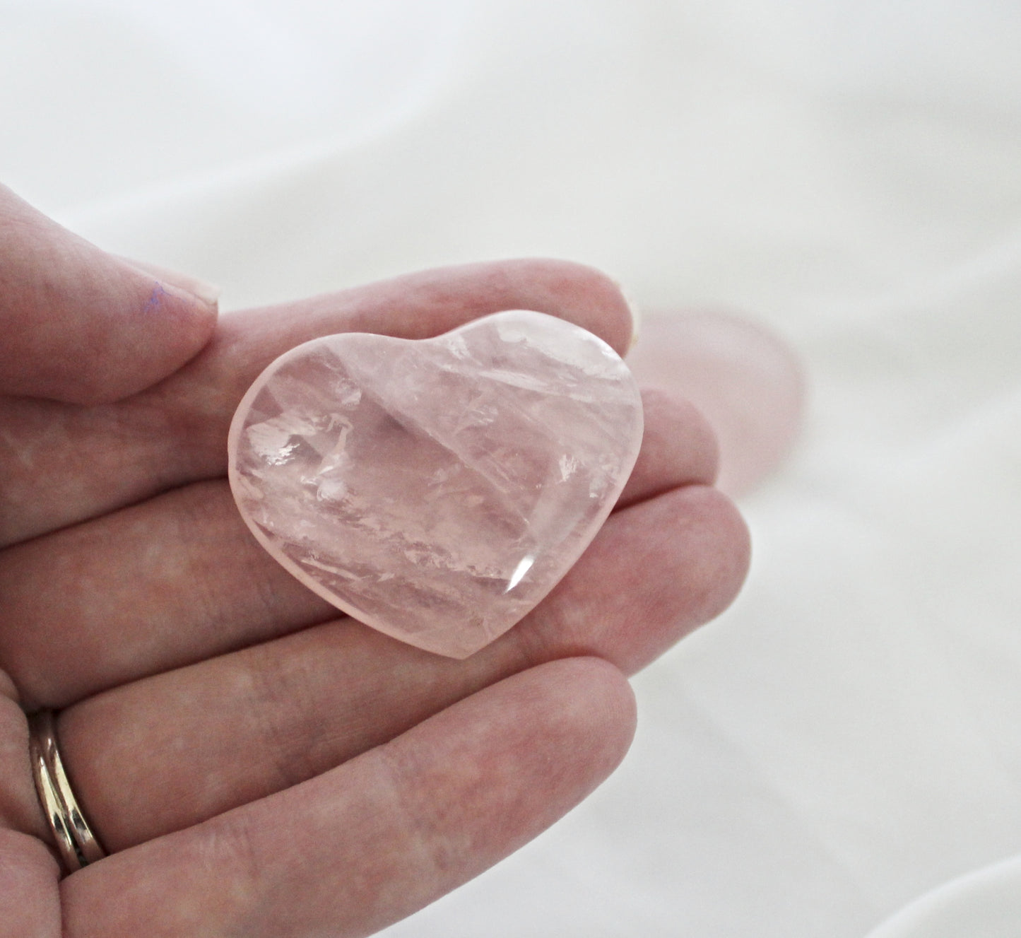Rose Quartz Heart