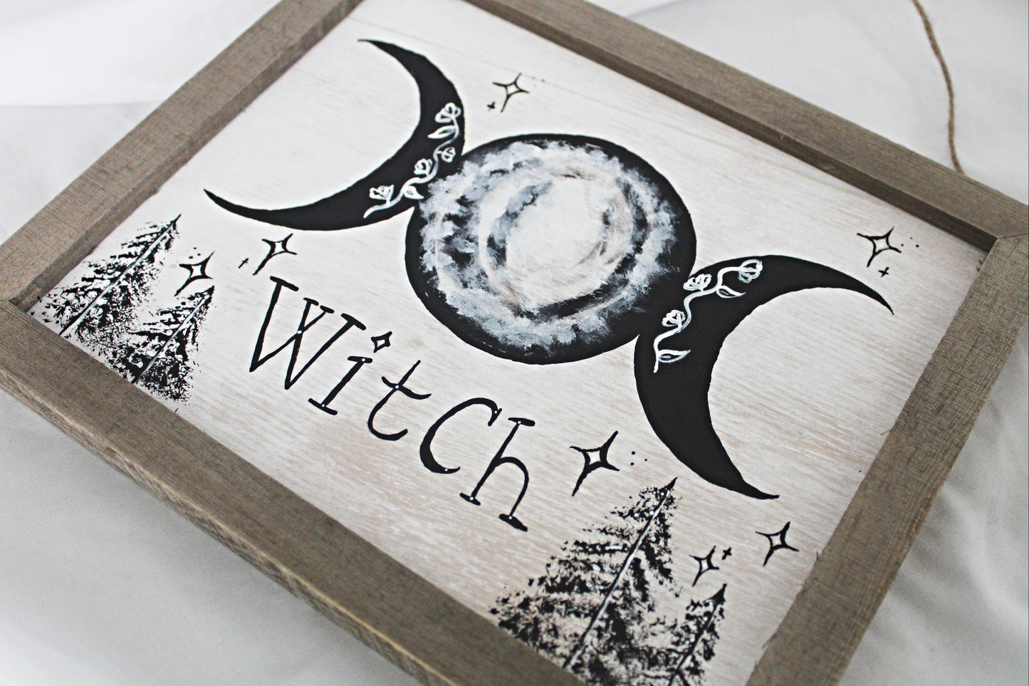 Rustic Witch Sign