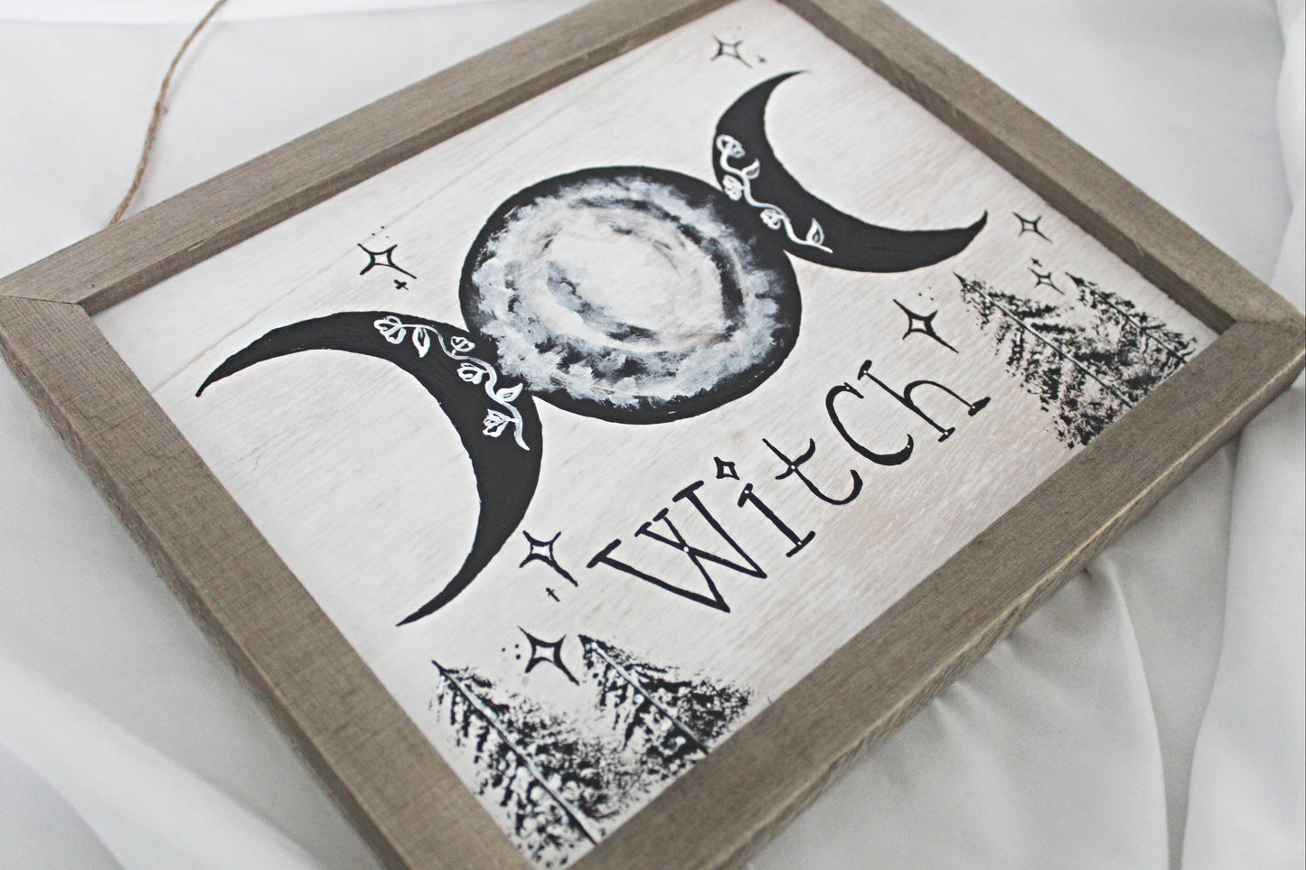 Rustic Witch Sign