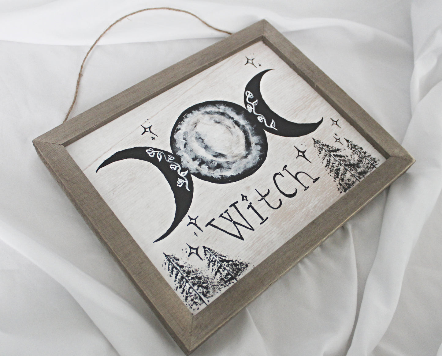 Rustic Witch Sign