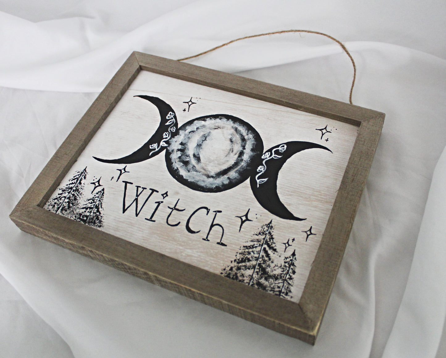 Rustic Witch Sign