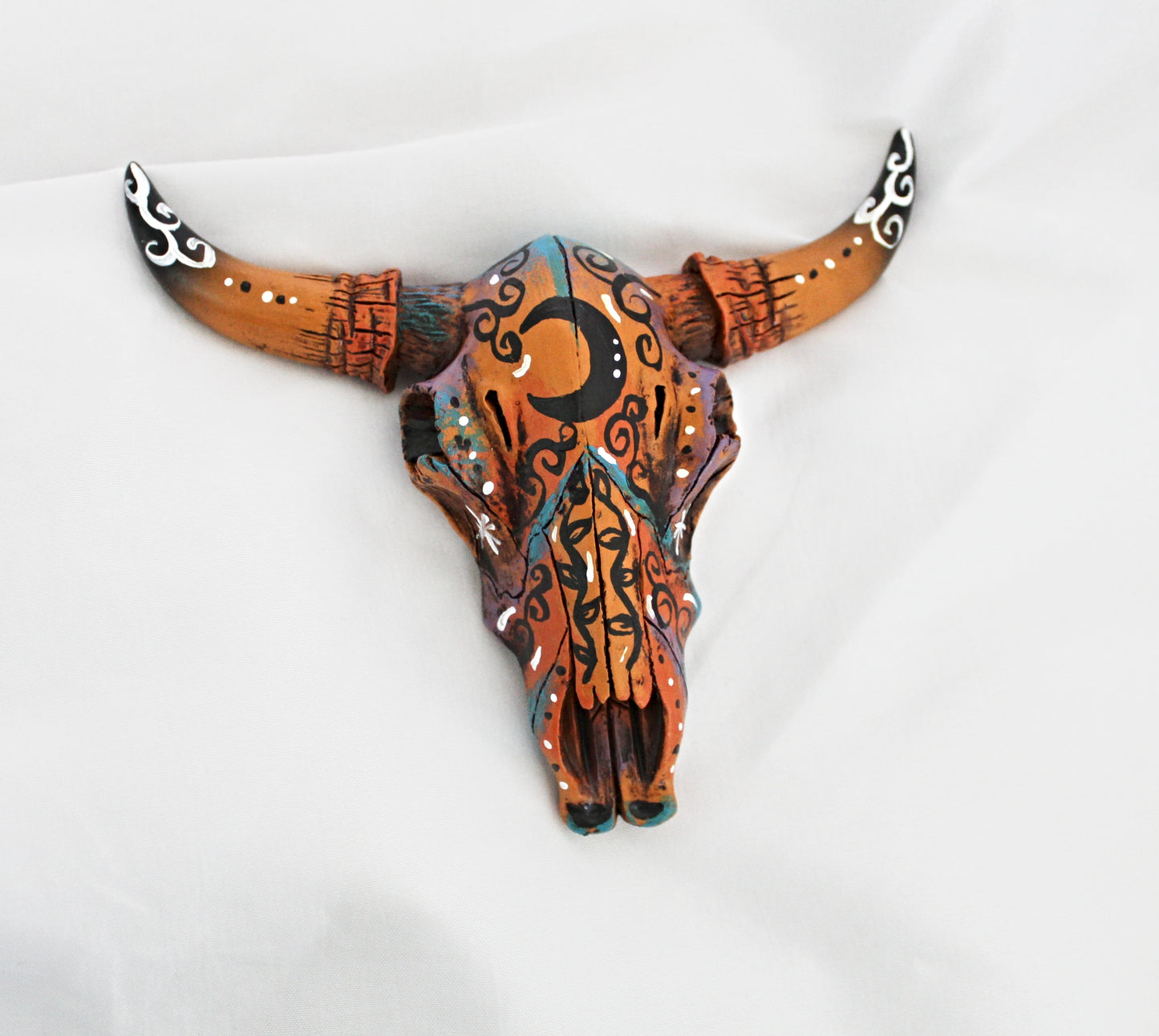 Miniature Bull Skull Wall Hanging