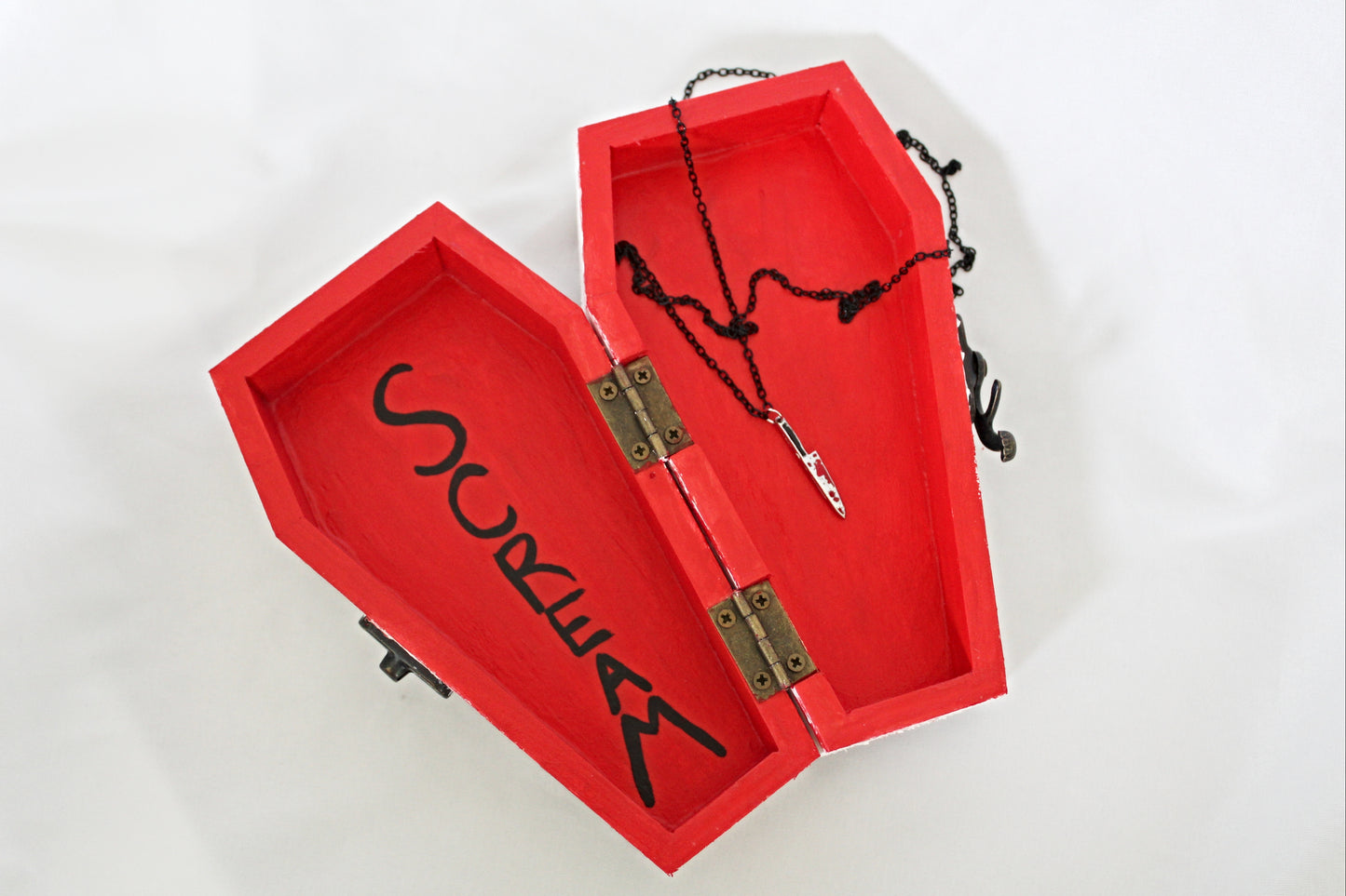 Creepy Coffin with Creepy Necklace