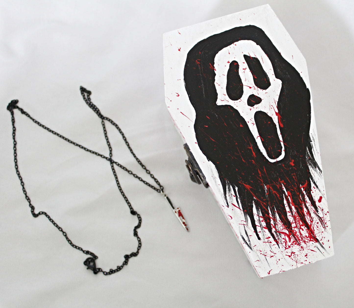 Creepy Coffin with Creepy Necklace