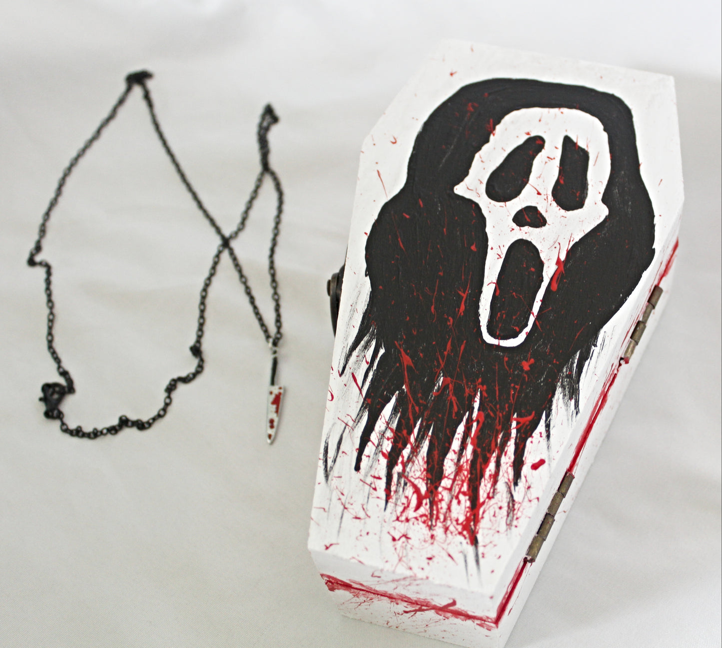 Creepy Coffin with Creepy Necklace