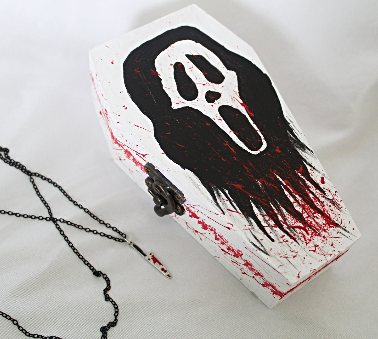 Creepy Coffin with Creepy Necklace