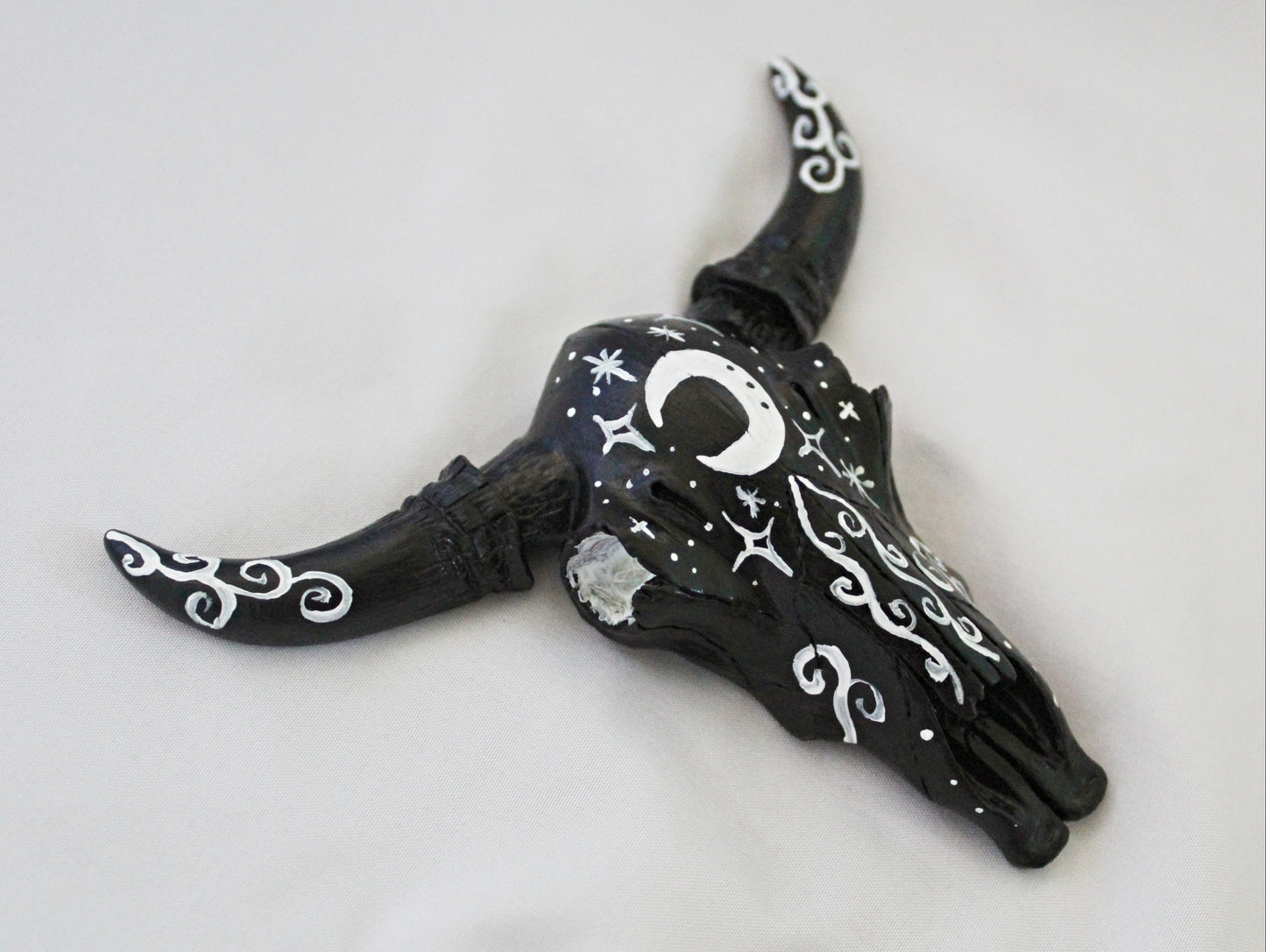 Night Sky Miniature Bull Skull Wall Hanging