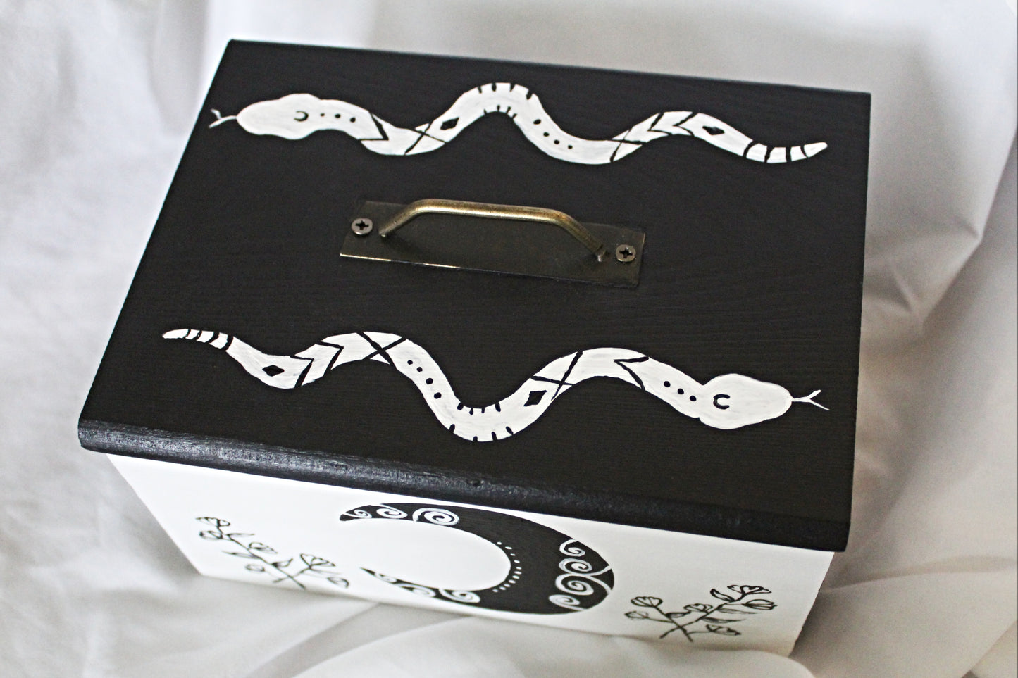 Snake and Moon Trinket Box