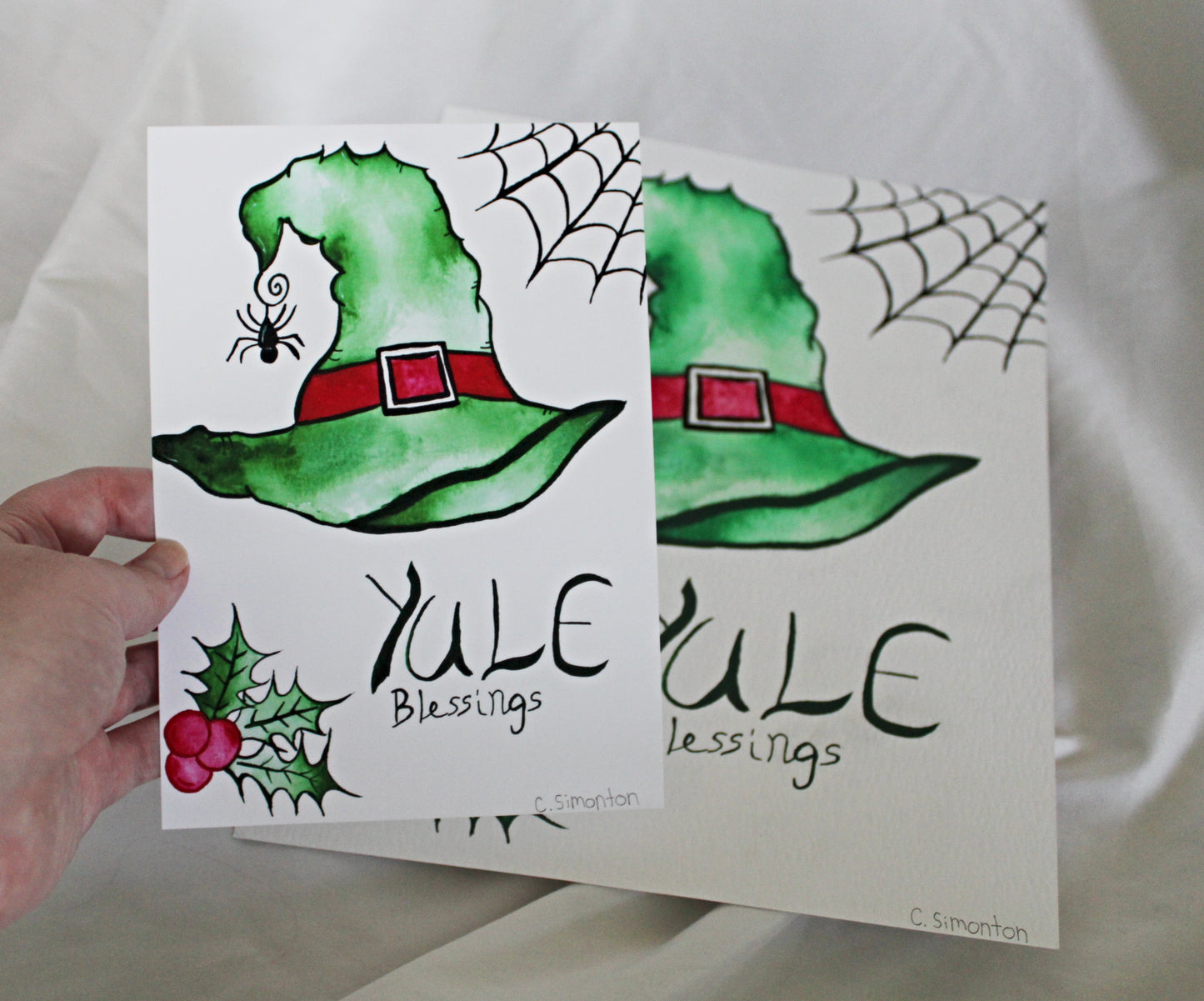 Yule Witch Hat Art Print